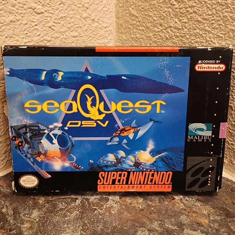 Game - SeaQuest DSV - SNES - Super NES - Nintendo